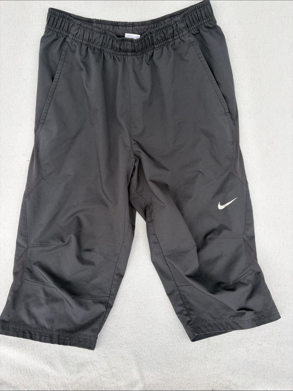 Nike Black Women’s Capri with White Swoosh